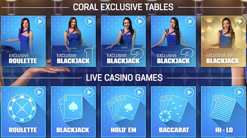 Coral Casino Live